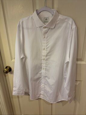 Todd Snyder Thomas Mason White Button-Up Dress Shirt Sz 16.5.  NWOT